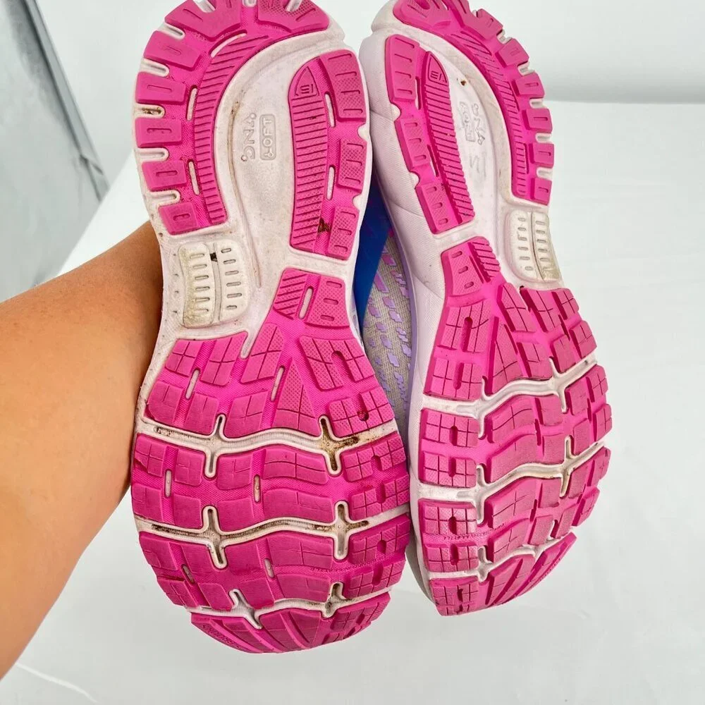 Brooks Ghost 13 Empower Her Collection White Lace Up Trail Running Shoes Size 11